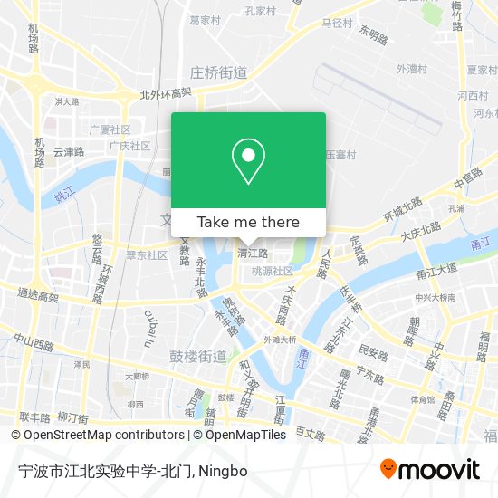 宁波市江北实验中学-北门 map