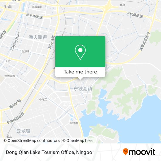 Dong Qian Lake Tourism Office map