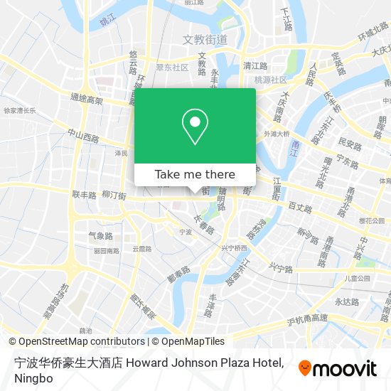 宁波华侨豪生大酒店 Howard Johnson Plaza Hotel map