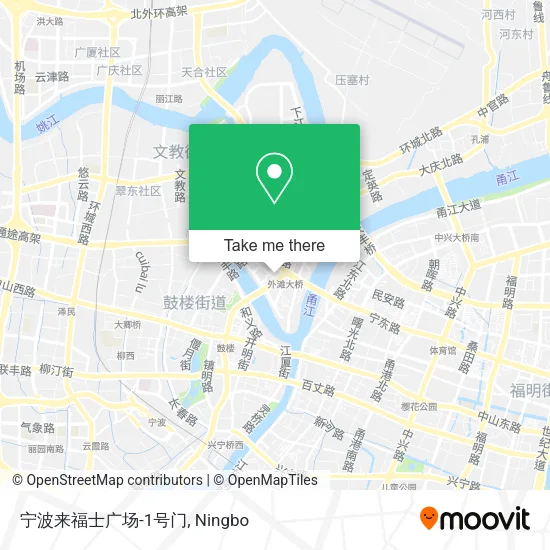 宁波来福士广场-1号门 map