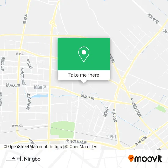 三五村 map