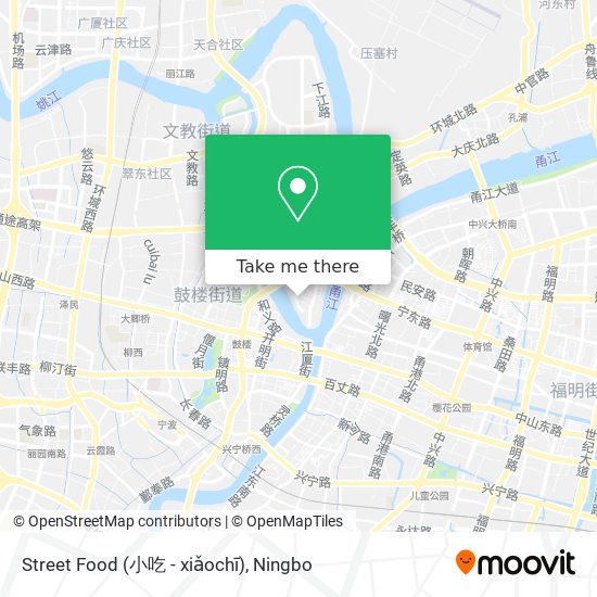 Street Food (小吃 - xiǎochī) map