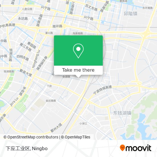 下应工业区 map