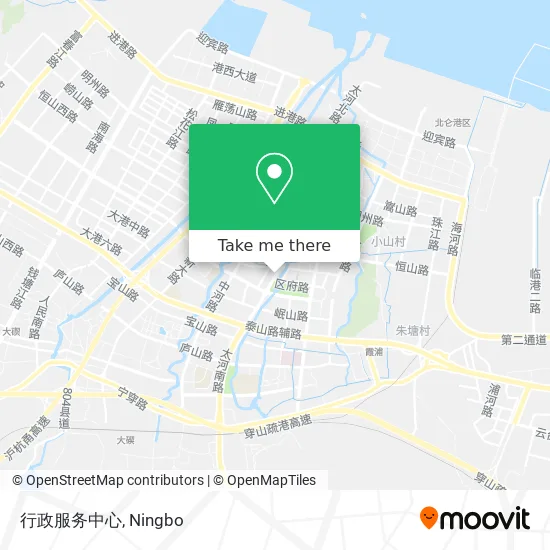 行政服务中心 map