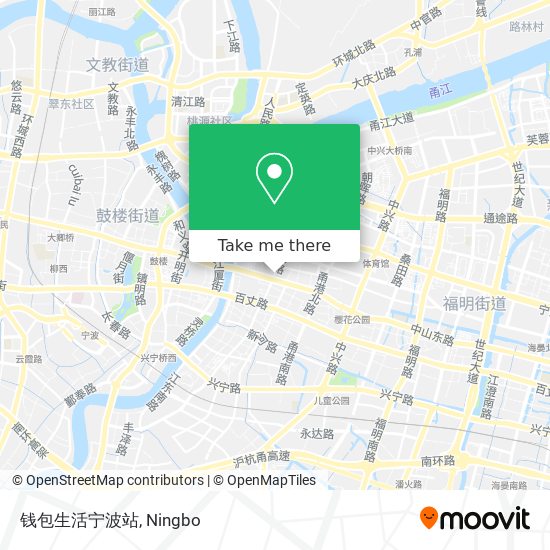 钱包生活宁波站 map