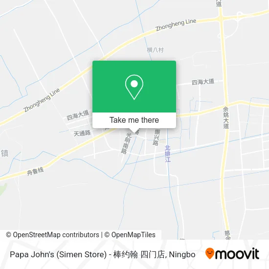 Papa John's (Simen Store) - 棒约翰 四门店 map