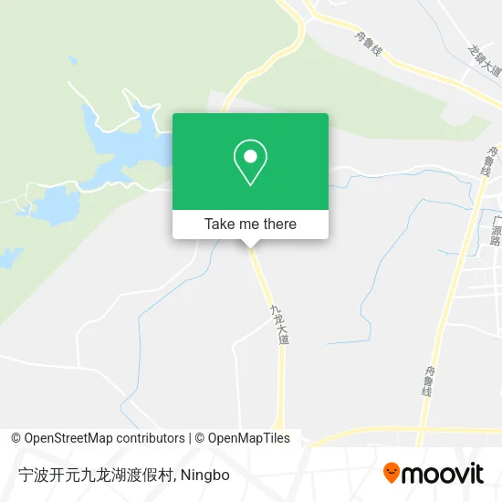 宁波开元九龙湖渡假村 map