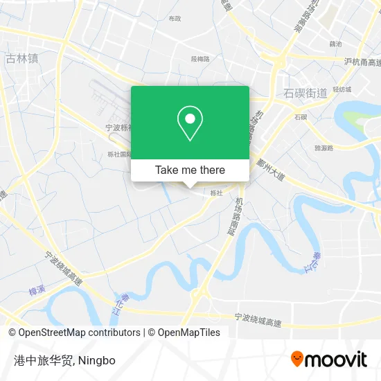 港中旅华贸 map