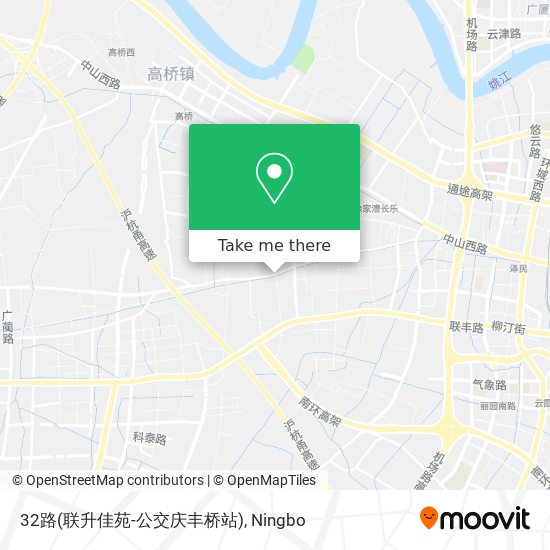 32路(联升佳苑-公交庆丰桥站) map