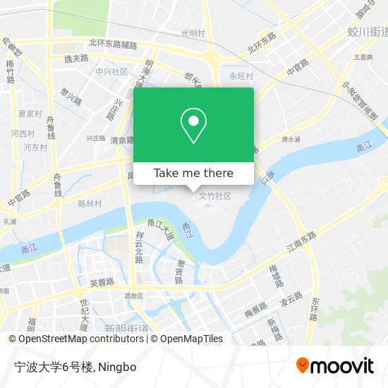 宁波大学6号楼 map