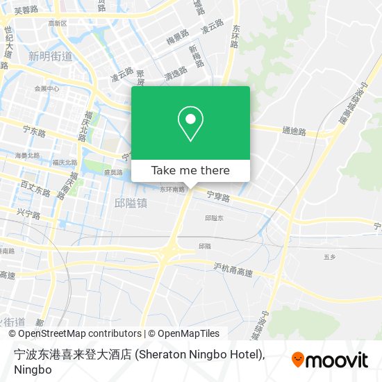 宁波东港喜来登大酒店 (Sheraton Ningbo Hotel) map