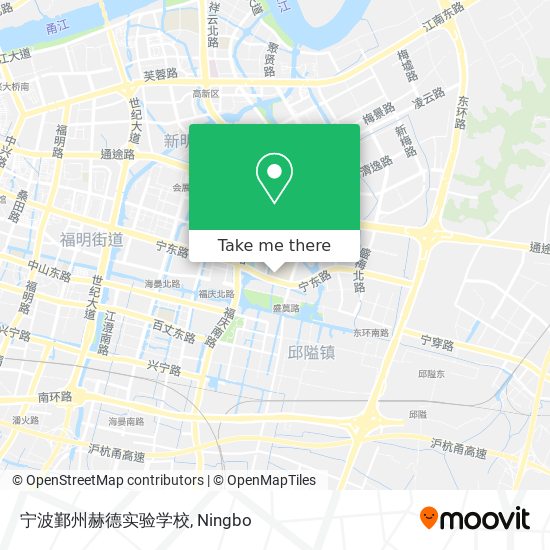 宁波鄞州赫德实验学校 map