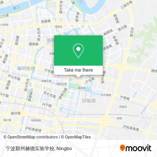 宁波鄞州赫德实验学校 map