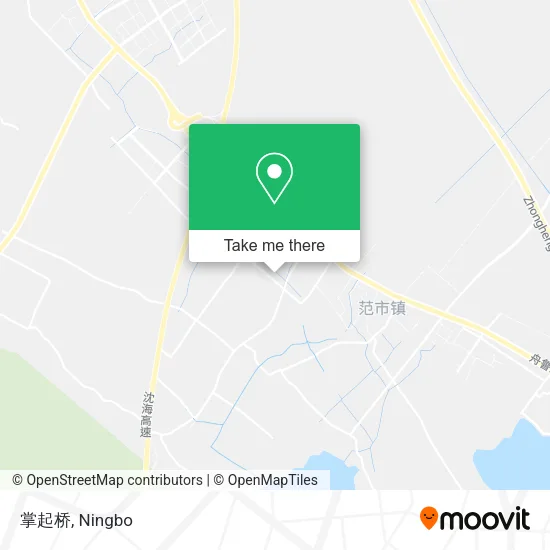 掌起桥 map