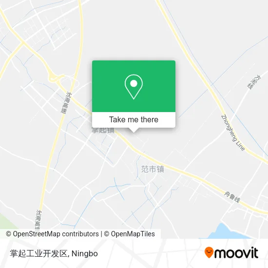 掌起工业开发区 map