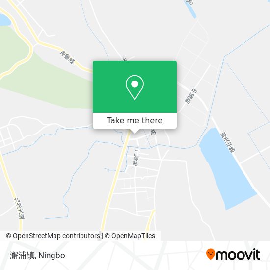 澥浦镇 map