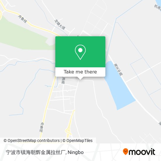 宁波市镇海朝辉金属拉丝厂 map