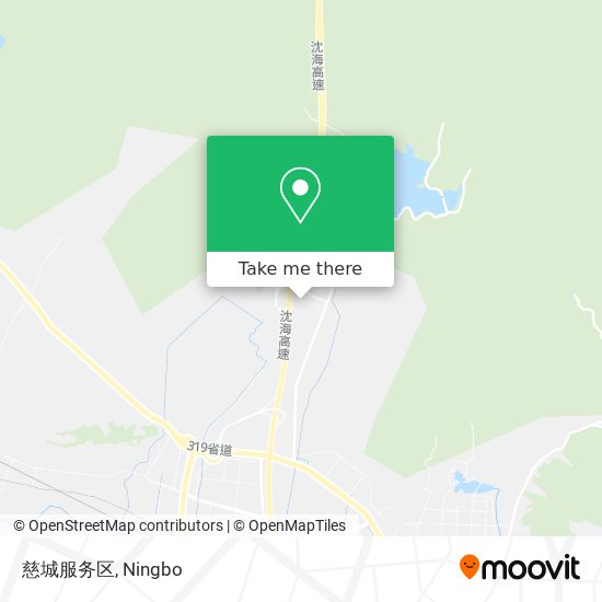 慈城服务区 map