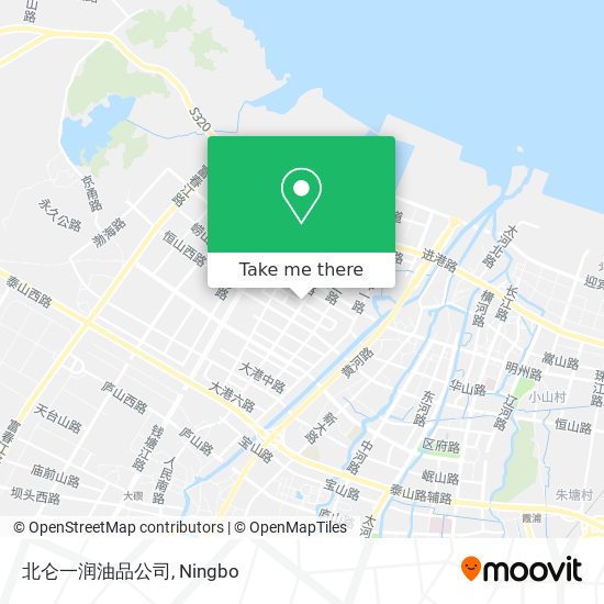 北仑一润油品公司 map