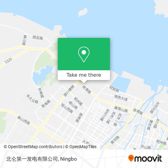 北仑第一发电有限公司 map