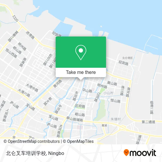 北仑叉车培训学校 map