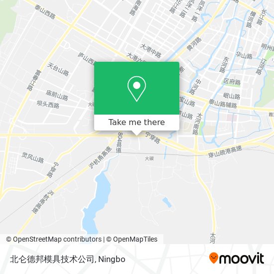 北仑德邦模具技术公司 map