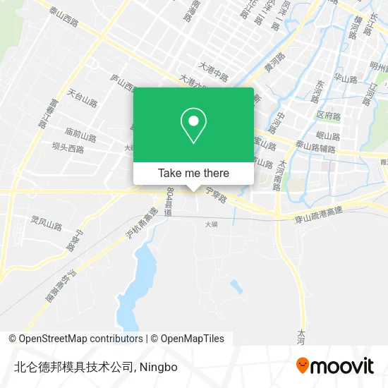 北仑德邦模具技术公司 map
