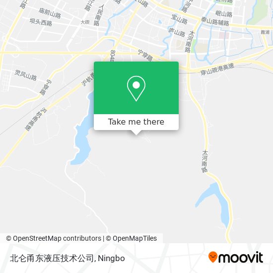 北仑甬东液压技术公司 map