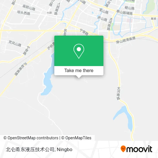 北仑甬东液压技术公司 map