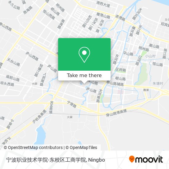 宁波职业技术学院-东校区工商学院 map