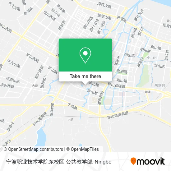 宁波职业技术学院东校区-公共教学部 map
