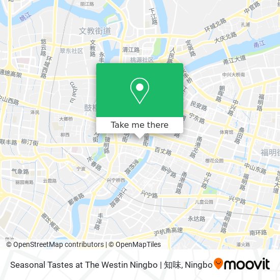 Seasonal Tastes at The Westin Ningbo | 知味 map