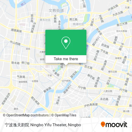 宁波逸夫剧院 Ningbo Yifu Theater map