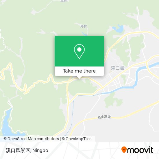 溪口风景区 map