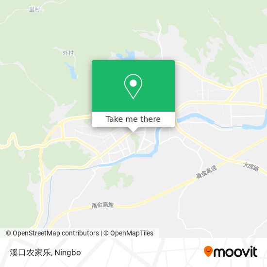 溪口农家乐 map