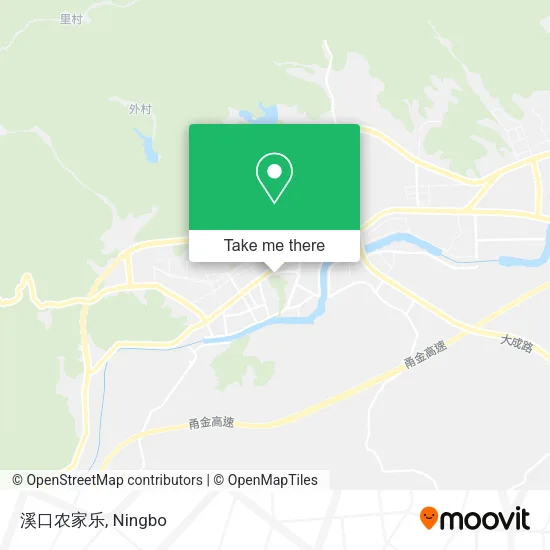 溪口农家乐 map