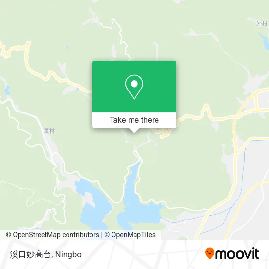 溪口妙高台 map