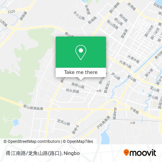甬江南路/龙角山路(路口) map