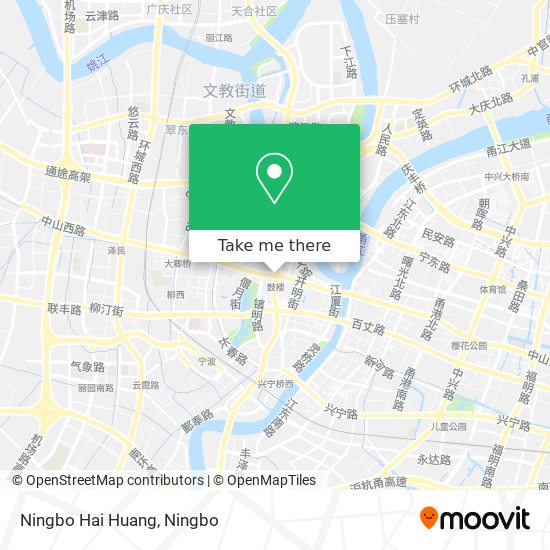 Ningbo Hai Huang map