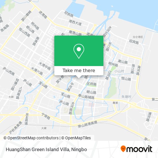 HuangShan Green Island Villa map