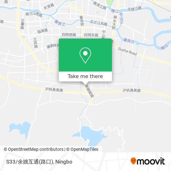 S33/余姚互通(路口) map