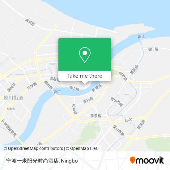 宁波一米阳光时尚酒店 map