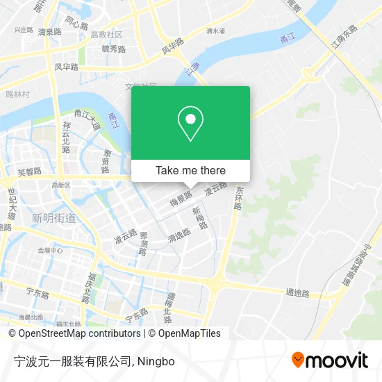 宁波元一服装有限公司 map