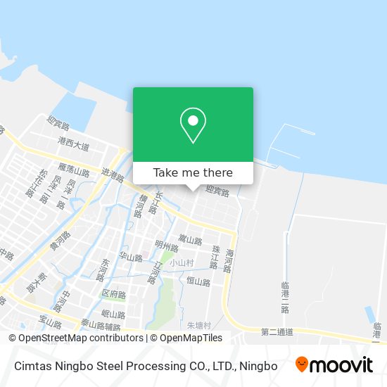Cimtas Ningbo Steel Processing CO., LTD. map