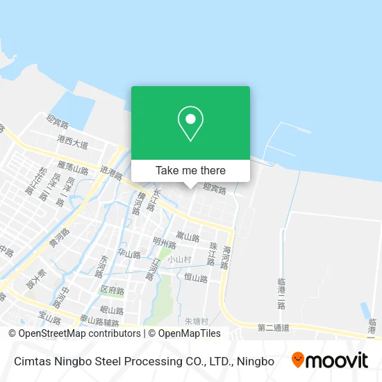 Cimtas Ningbo Steel Processing CO., LTD. map