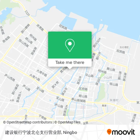 建设银行宁波北仑支行营业部 map