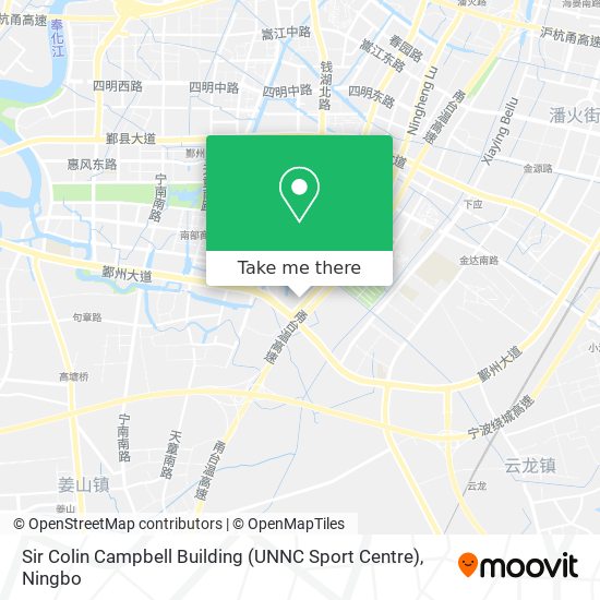Sir Colin Campbell Building (UNNC Sport Centre) map