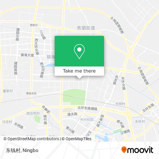 东钱村 map