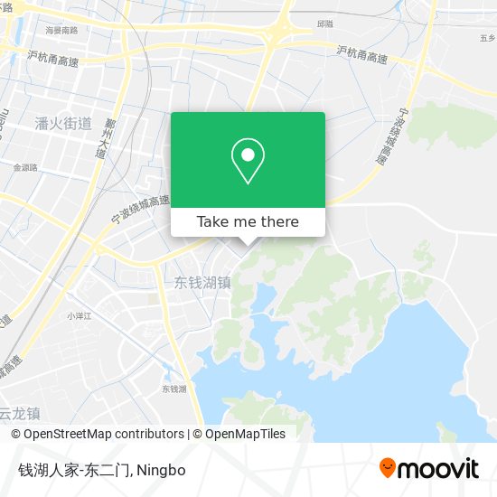 钱湖人家-东二门 map