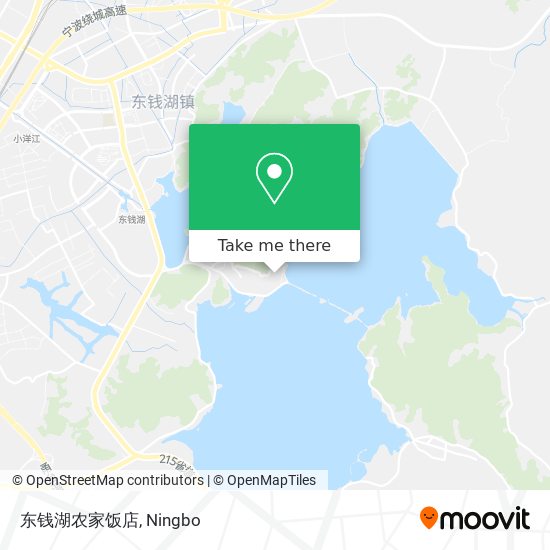 东钱湖农家饭店 map